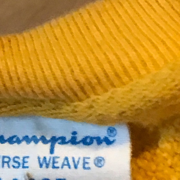 Yellow Champion Sweater - Picture 3 of 4